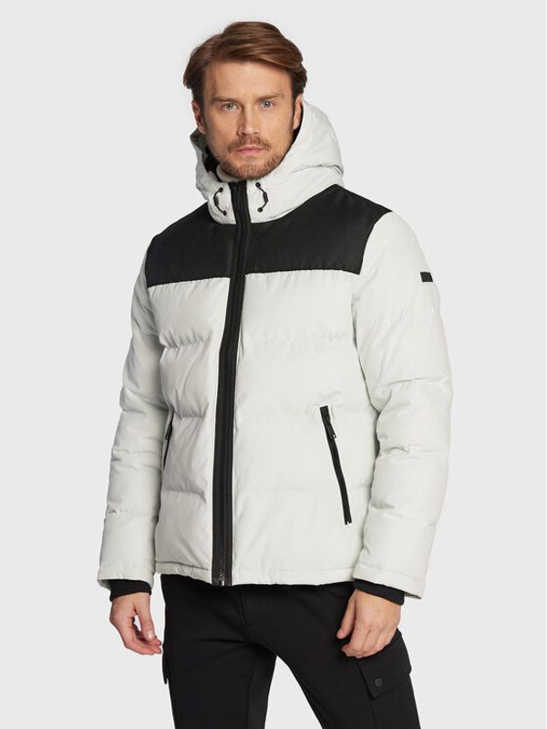 DKNY DKNY Пухено яке DX9MP802 Сив Regular Fit