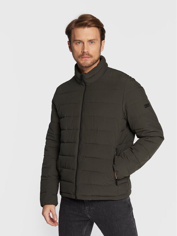 DKNY DKNY Пухено яке DX9MP803 Каки Regular Fit
