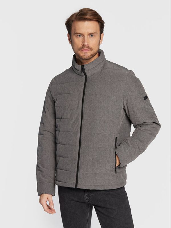 DKNY DKNY Пухено яке DX9MP803 Сив Regular Fit