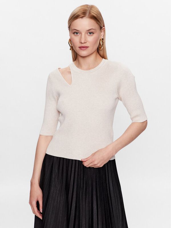 DKNY DKNY Пуловер P3ASAH40 Бял