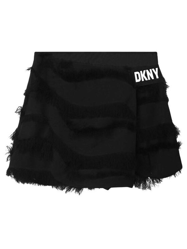 DKNY DKNY Шорти от плат D34A97 S Черен Regular Fit