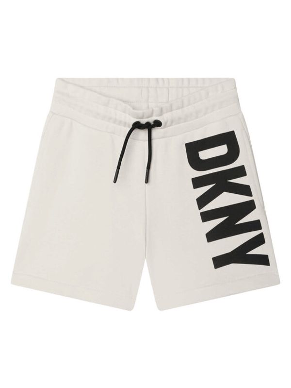 DKNY DKNY Спортни шорти D34A91 D Бял Regular Fit