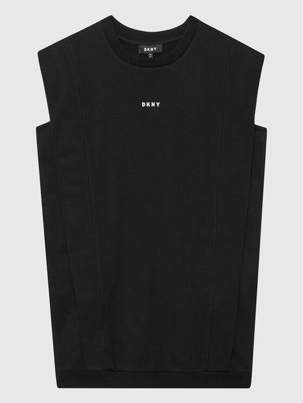 DKNY DKNY Суитшърт D32820 S Черен Regular Fit