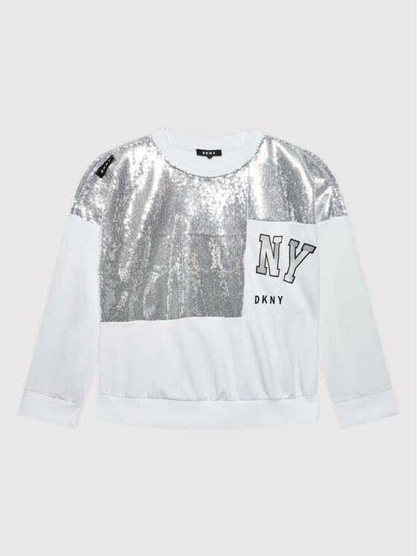 DKNY DKNY Суитшърт D35S23 S Сив Relaxed Fit