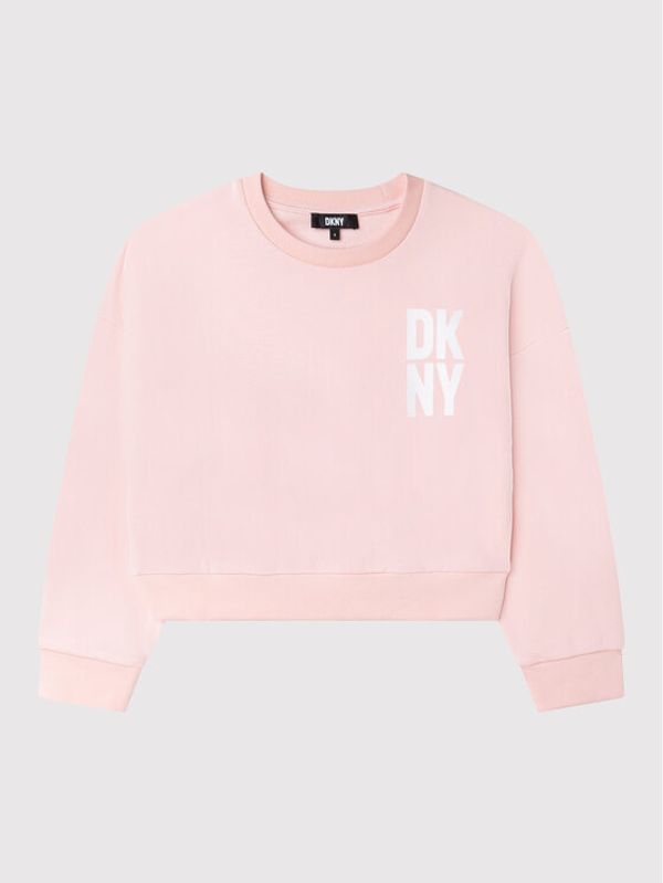 DKNY DKNY Суитшърт D35S49 M Розов Regular Fit
