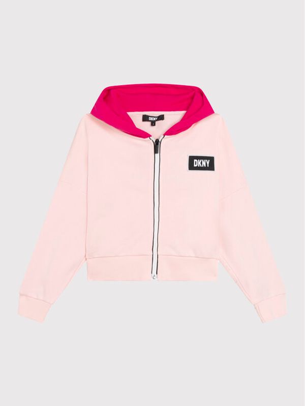 DKNY DKNY Суитшърт D35S55 S Розов Regular Fit