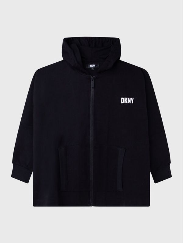 DKNY DKNY Суитшърт D35S59 S Черен Relaxed Fit