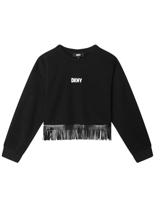 DKNY DKNY Суитшърт D35S93 D Черен Regular Fit