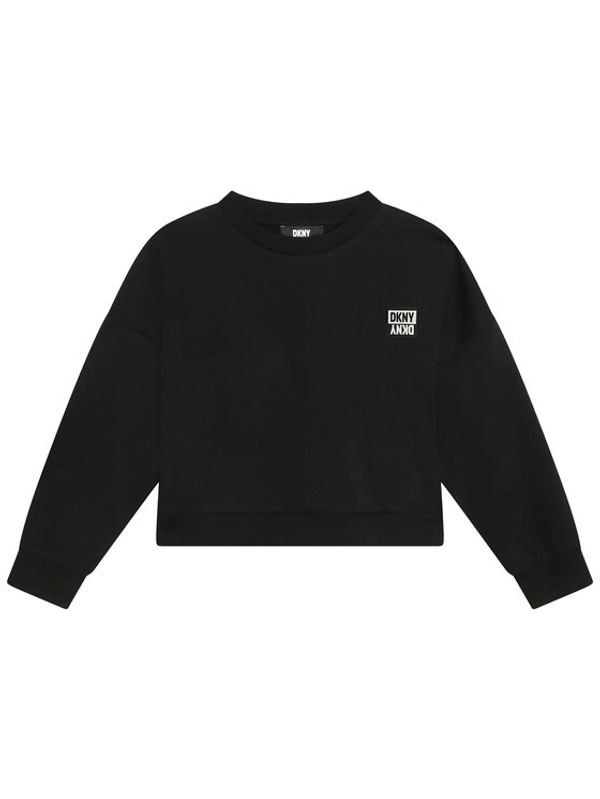 DKNY DKNY Суитшърт D35S98 D Черен Regular Fit