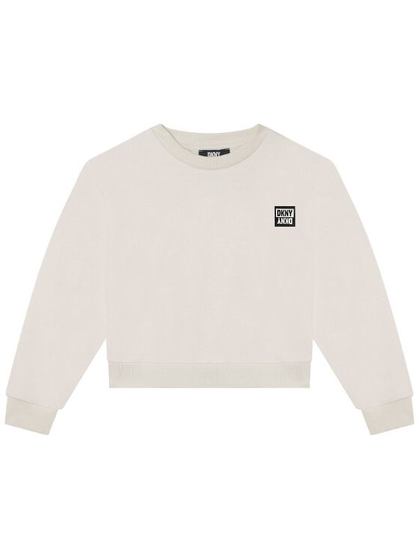 DKNY DKNY Суитшърт D35S98 S Бял Regular Fit