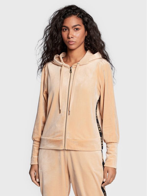 DKNY DKNY Суитшърт P2ME7OKJ Бежов Regular Fit