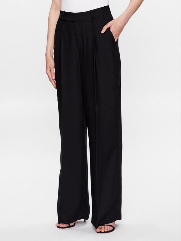 DKNY DKNY Текстилни панталони P3AKNQ84 Черен