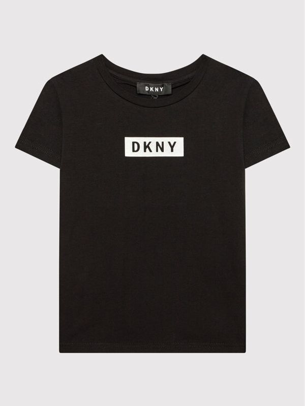 DKNY DKNY Тишърт D35R93 M Черен Regular Fit