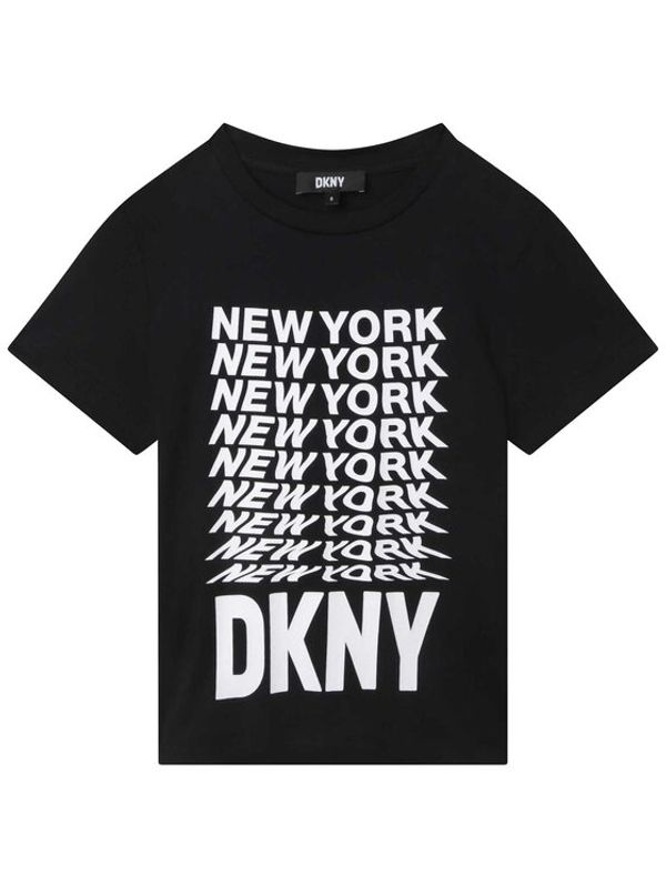 DKNY DKNY Тишърт D35S76 S Черен Regular Fit