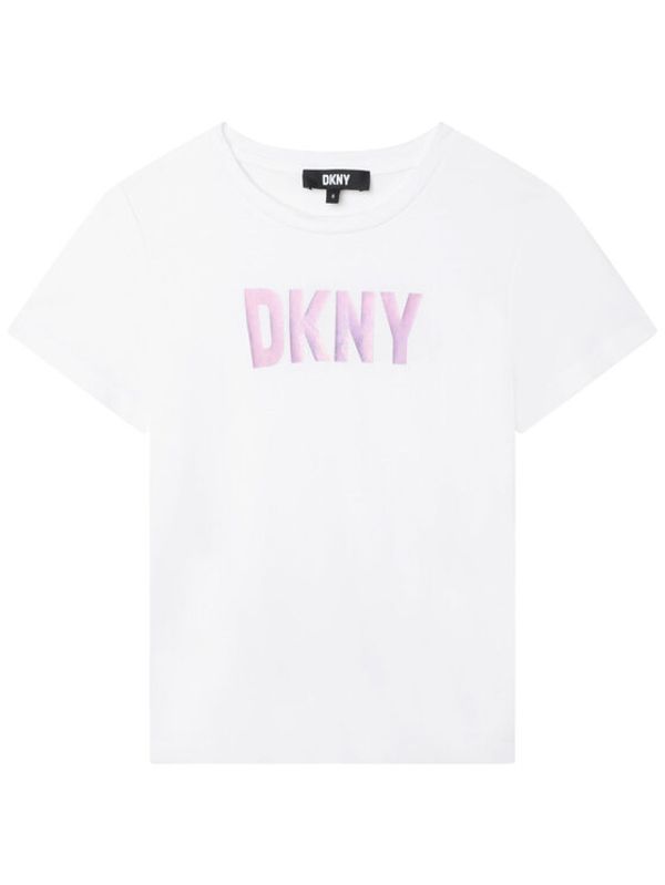 DKNY DKNY Тишърт D35S85 D Бял Regular Fit