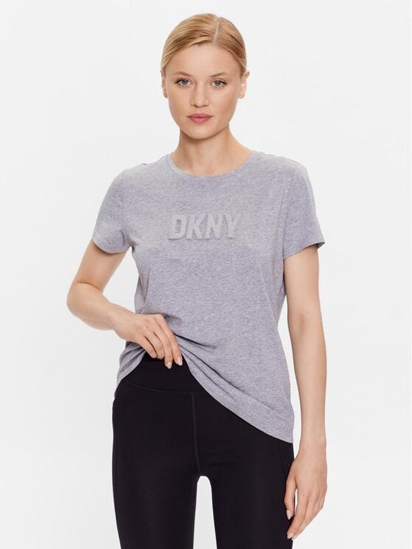 DKNY DKNY Тишърт P03ZBDNA Сив Regular Fit