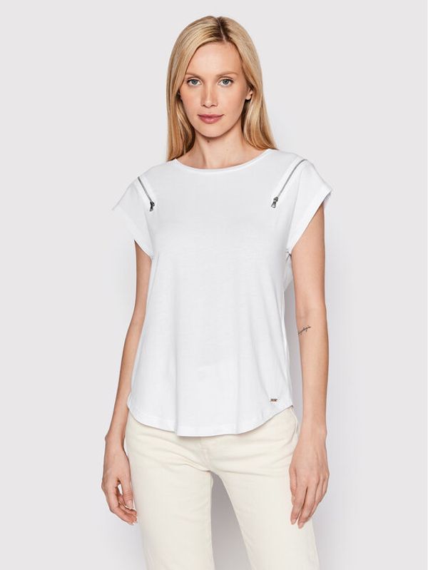 DKNY DKNY Тишърт P22H1GRW Бял Relaxed Fit