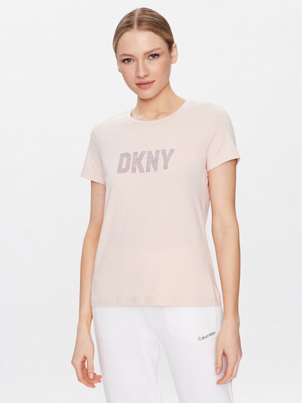 DKNY DKNY Тишърт P9BH9AHQ Розов Regular Fit