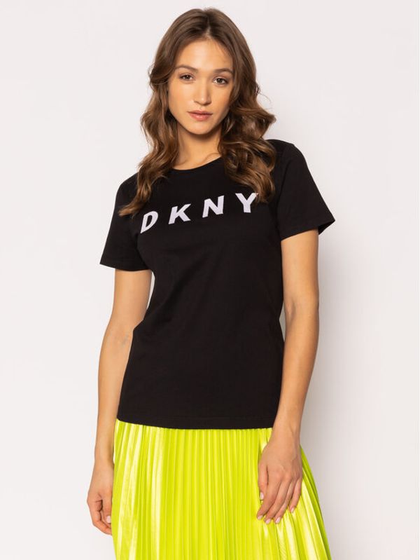 DKNY DKNY Тишърт W3276CNA Черен Regular Fit