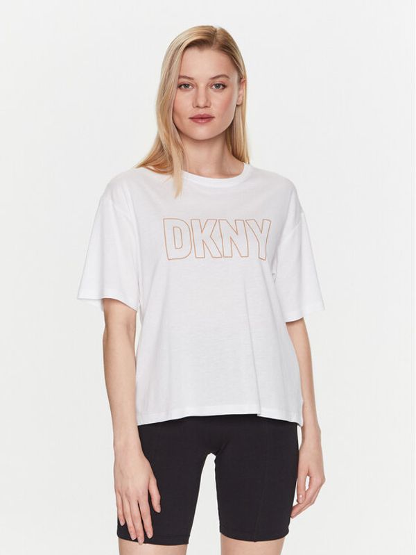 DKNY DKNY Тишърт YI2222654 Бял Relaxed Fit