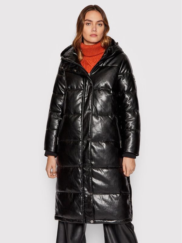 DKNY DKNY Яке от имитация на кожа DL1MPH53 Черен Regular Fit