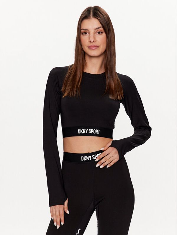 DKNY Sport DKNY Sport Блуза DP2T9185 Черен Classic Fit