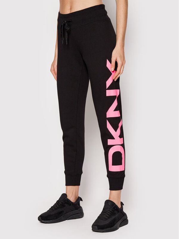 DKNY Sport DKNY Sport Долнище анцуг DP1P1947 Черен Regular Fit