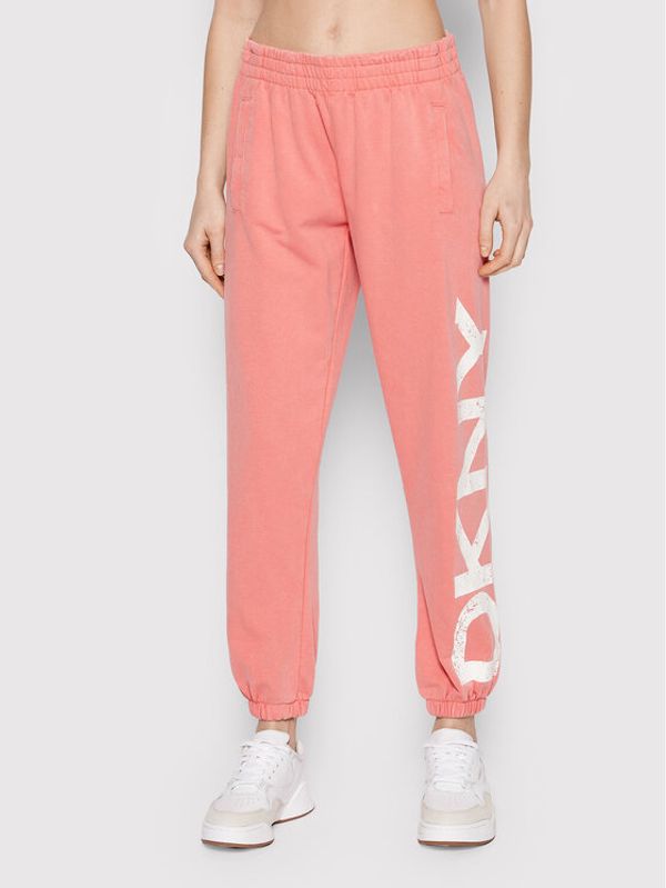 DKNY Sport DKNY Sport Долнище анцуг DP1P2833 Оранжев Regular Fit