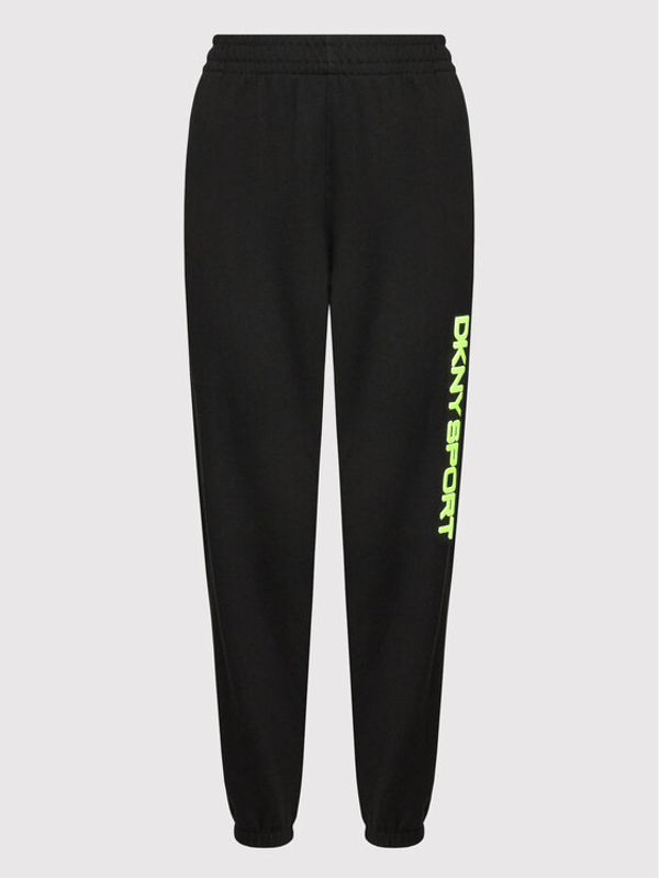 DKNY Sport DKNY Sport Долнище анцуг DPPP2981 Черен Regular Fit