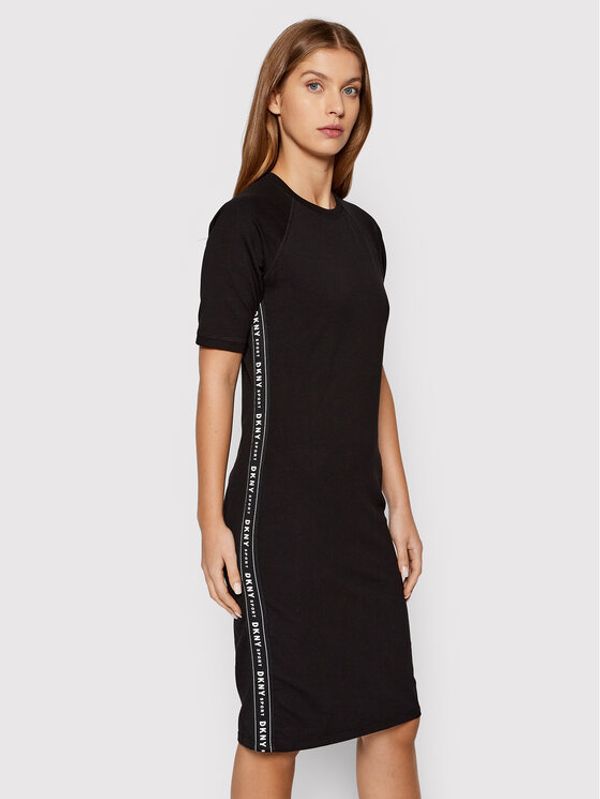 DKNY Sport DKNY Sport Ежедневна рокля DP1D4250 Черен Regular Fit
