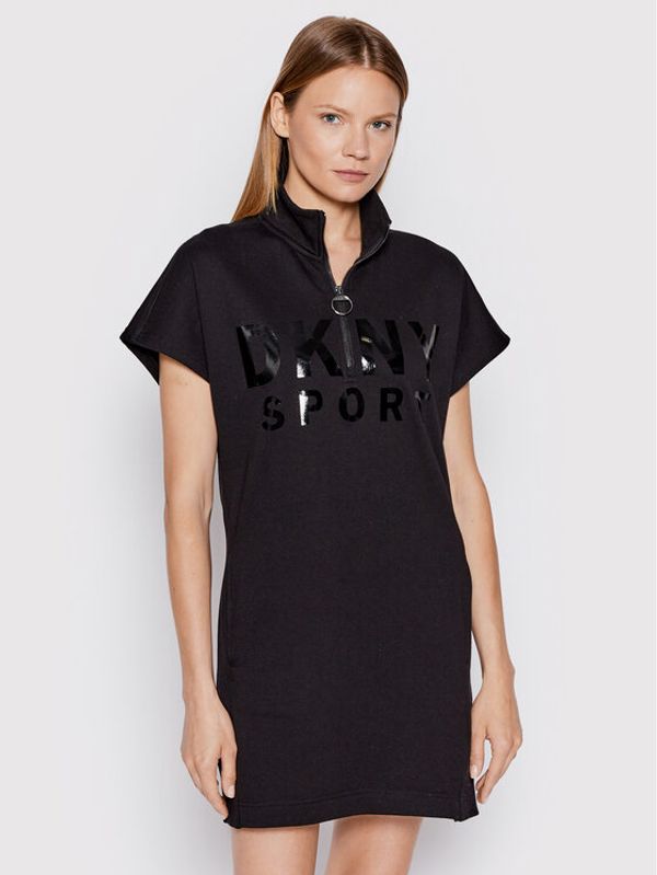 DKNY Sport DKNY Sport Ежедневна рокля DP8D4040 Черен Regular Fit
