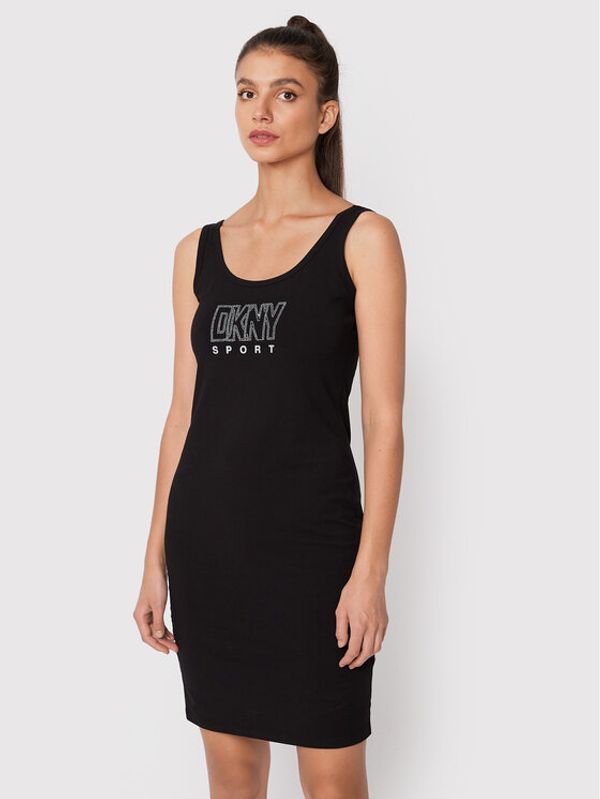 DKNY Sport DKNY Sport Лятна рокля DP2D4646 Черен Slim Fit