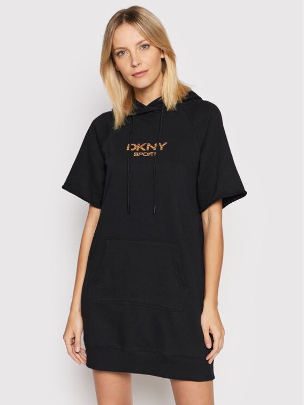 DKNY Sport DKNY Sport Плетена рокля DP1D4494 Черен Regular Fit