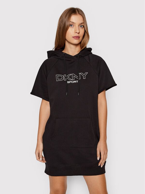DKNY Sport DKNY Sport Плетена рокля DP1D4601 Черен Regular Fit