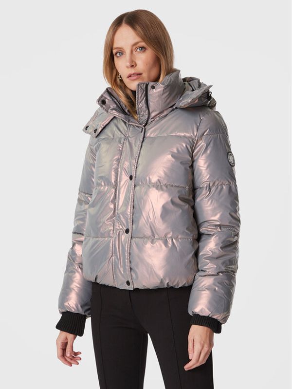 DKNY Sport DKNY Sport Пухено яке DP2J9082 Сребрист Regular Fit