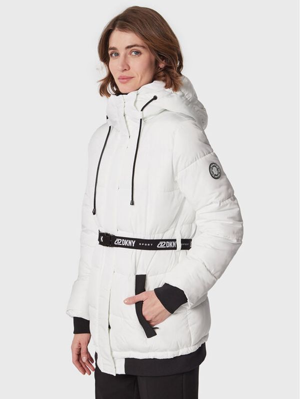 DKNY Sport DKNY Sport Пухено яке DP2J9180 Бял Regular Fit