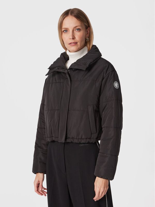 DKNY Sport DKNY Sport Пухено яке DP2J9196 Черен Oversize