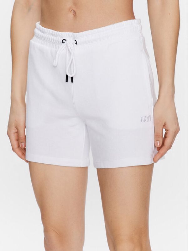 DKNY Sport DKNY Sport Спортни шорти DP3S4993 Бял Regular Fit