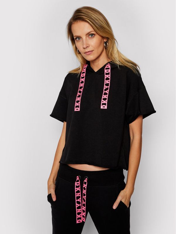 DKNY Sport DKNY Sport Суитшърт DP0T7171 Черен Boxy Fit