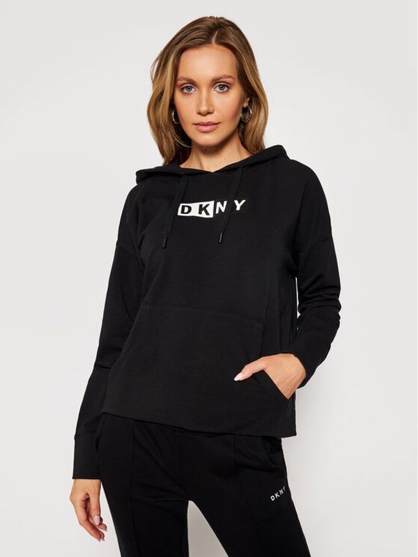 DKNY Sport DKNY Sport Суитшърт DP0T7713 Черен Loose Fit