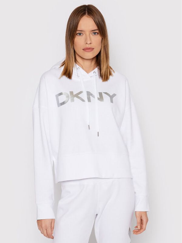 DKNY Sport DKNY Sport Суитшърт DP1T7970 Бял Regular Fit