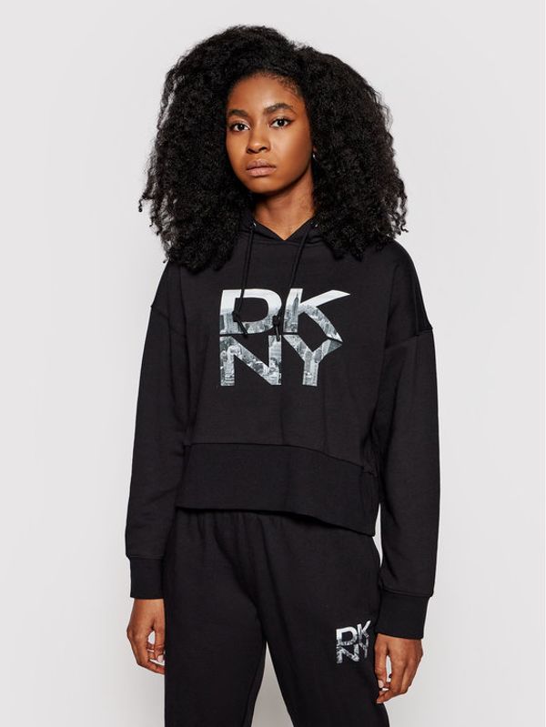 DKNY Sport DKNY Sport Суитшърт DP1T8011 Черен Regular Fit