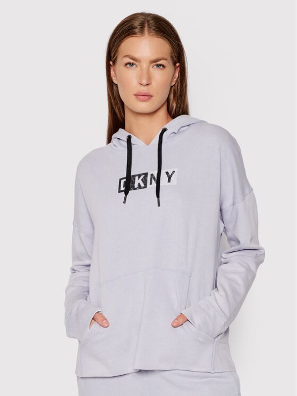 DKNY Sport DKNY Sport Суитшърт DP1T8326 Син Relaxed Fit
