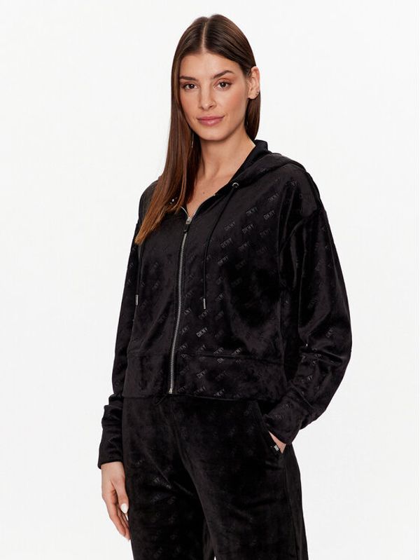 DKNY Sport DKNY Sport Суитшърт DP2J9253 Черен Classic Fit