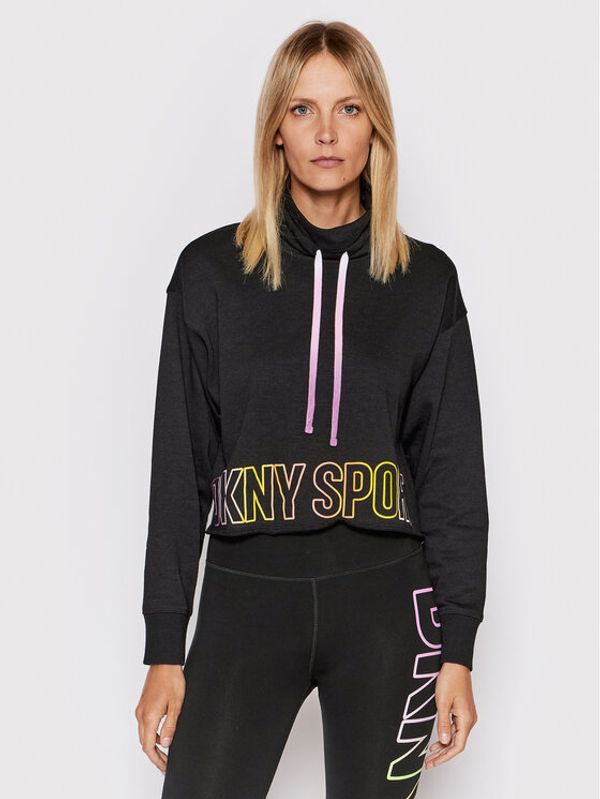 DKNY Sport DKNY Sport Суитшърт DP2T8651 Черен Regular Fit