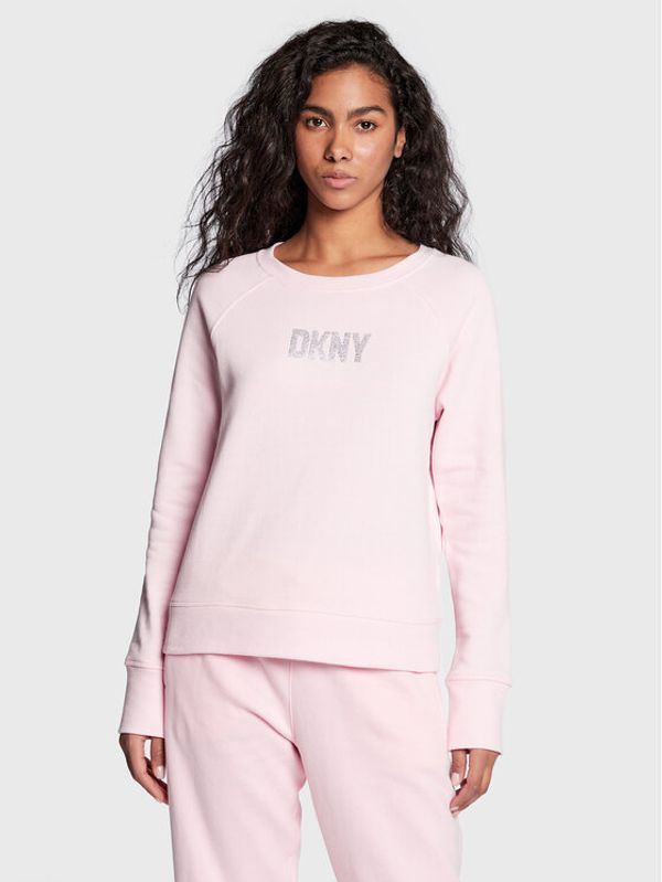 DKNY Sport DKNY Sport Суитшърт DP2T9121 Розов Regular Fit