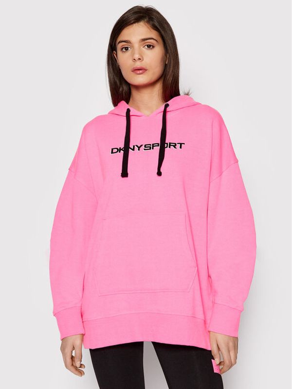DKNY Sport DKNY Sport Суитшърт DPPT8774 Розов Oversize