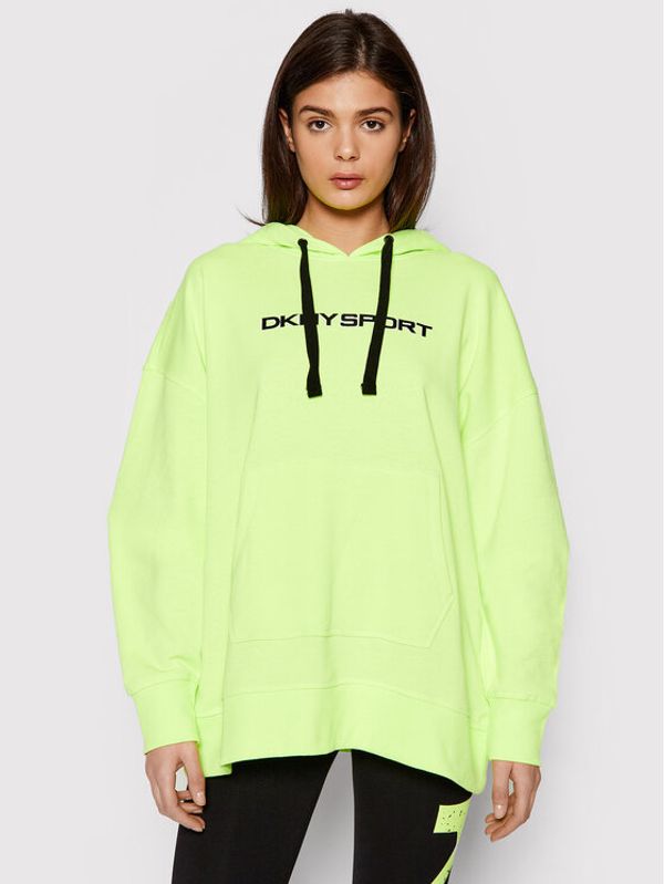 DKNY Sport DKNY Sport Суитшърт DPPT8774 Зелен Oversize