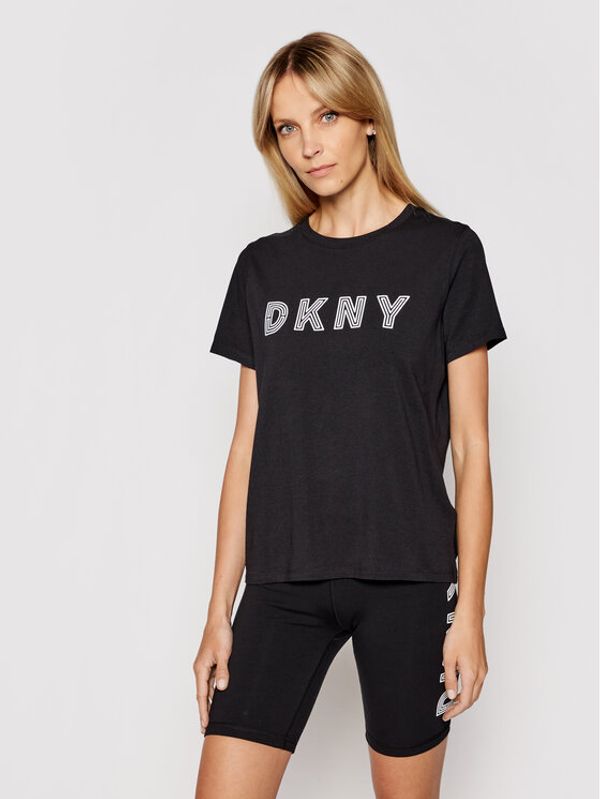 DKNY Sport DKNY Sport Тишърт DP0T7440 Черен Regular Fit