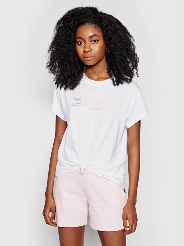 DKNY Sport DKNY Sport Тишърт DP1T8020 Бял Regular Fit